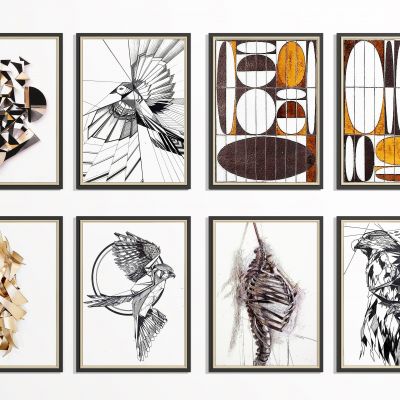 现代装饰画组合