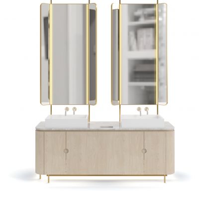 洗手台及装饰镜