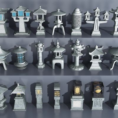 新中式户外灯地灯