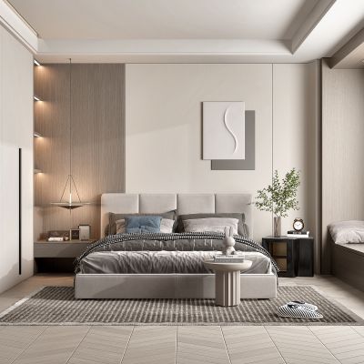 现代卧室主人房