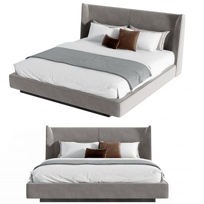 现代双人床 床具