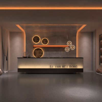 酒店会所大厅前台