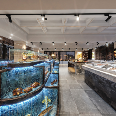 现代海鲜自助餐厅