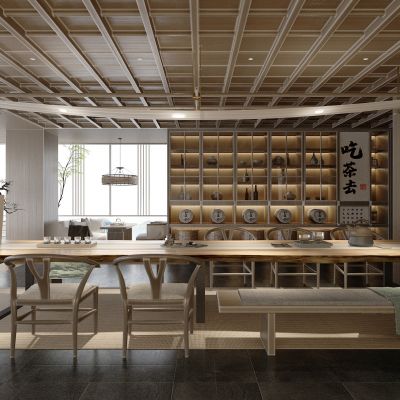 中式茶楼，茶馆