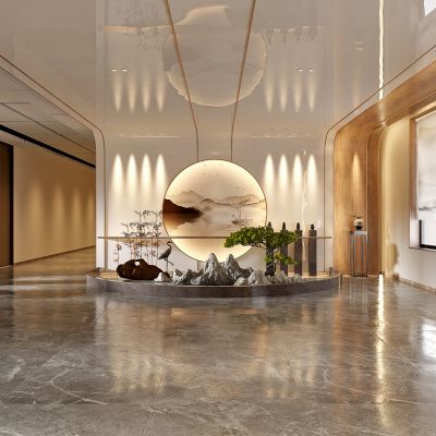 新中式足浴美容会所门厅