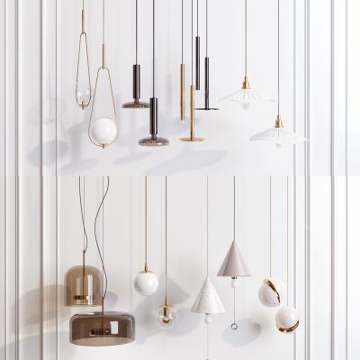 现代金属小吊灯