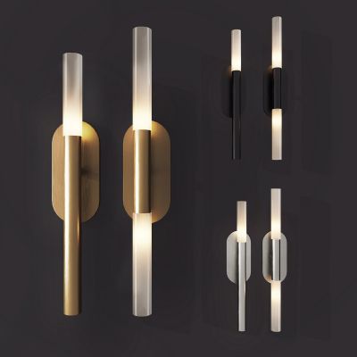 现代条形金属壁灯