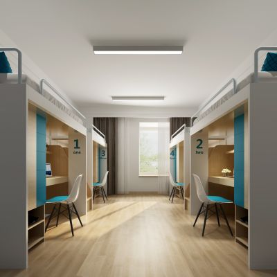 现代学校学生宿舍