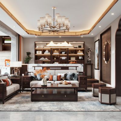 新中式客厅