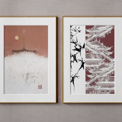 新中式装饰画_挂画