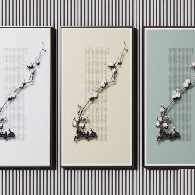 新中式梅花装饰画
