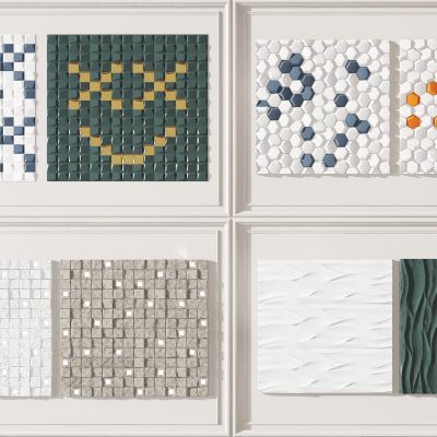 现代马赛克挂件，墙饰