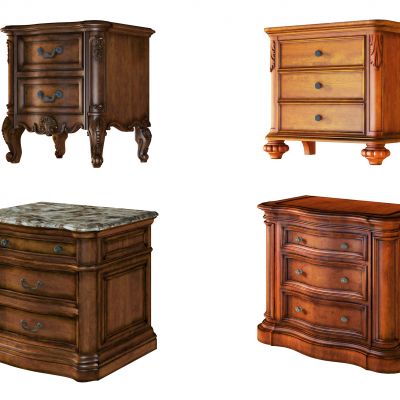 欧式床头柜组合