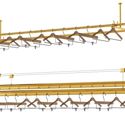 现代金属升降晾衣架
