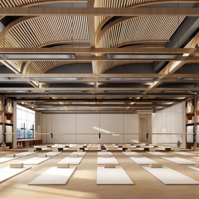 现代瑜伽课室