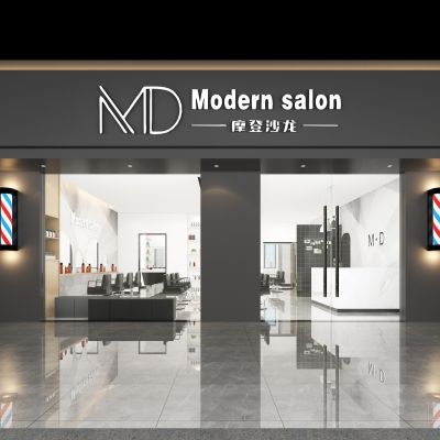 现代理发店_门头_前台接待