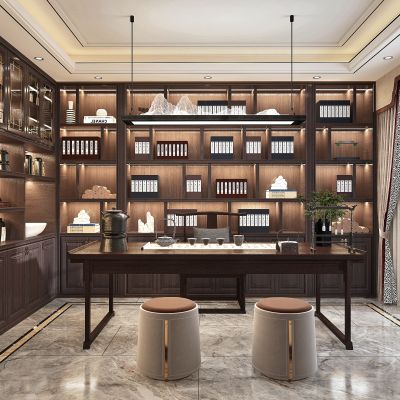 新中式书房茶室