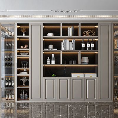 简欧轻奢酒柜