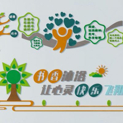 现代阅读文化展板