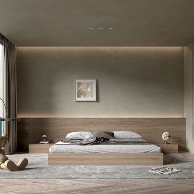 侘寂卧室主人房