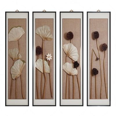 新中式莲蓬荷叶装饰画