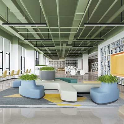 现代学校图书馆