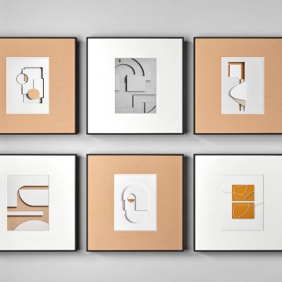 现代抽象装饰画_挂画