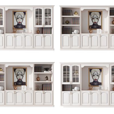 欧式多功能书柜