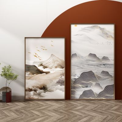 新中式挂画装饰画