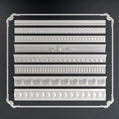 欧式雕花石膏线