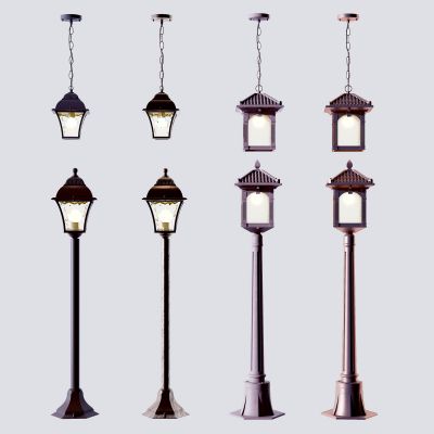 新中式铁艺户外灯