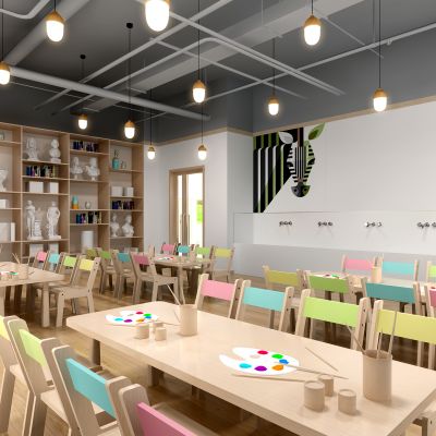 现代幼儿园教室