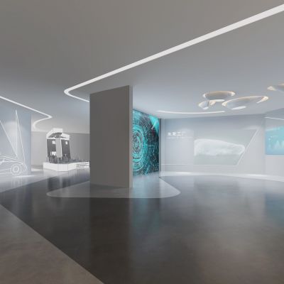现代科技展厅，展馆