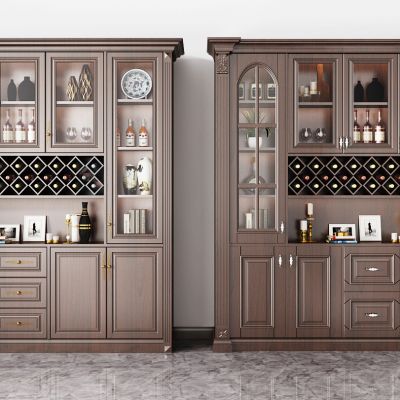 欧式多功能酒柜