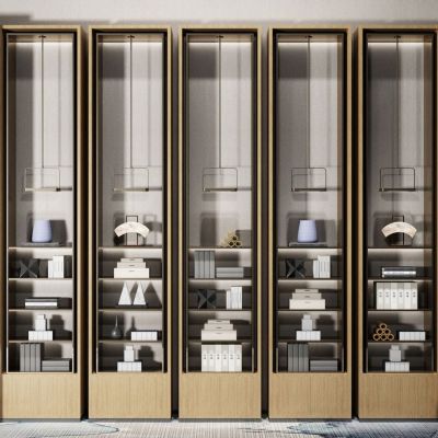 新中式书柜