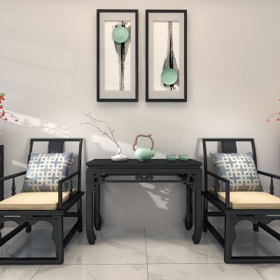 中式椅子案台组合