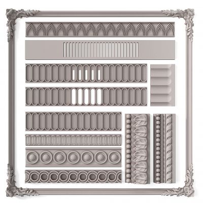 欧式雕花角线，石膏线
