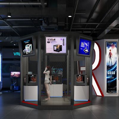 现代vr体验店，游戏厅