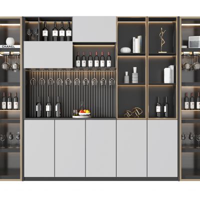现代多功能酒柜