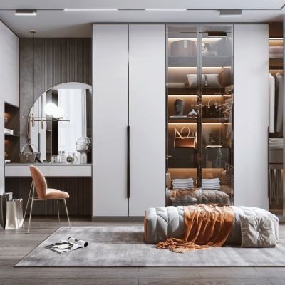 现代轻奢衣帽间