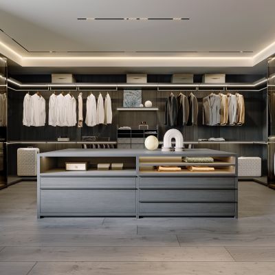 现代衣帽间