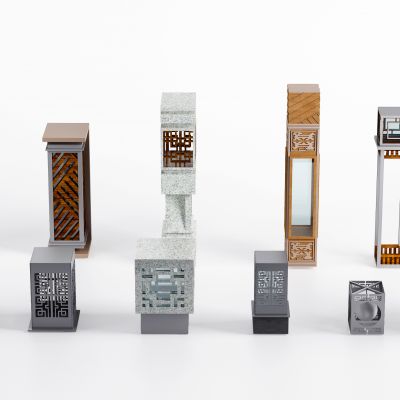 新中式草坪地灯