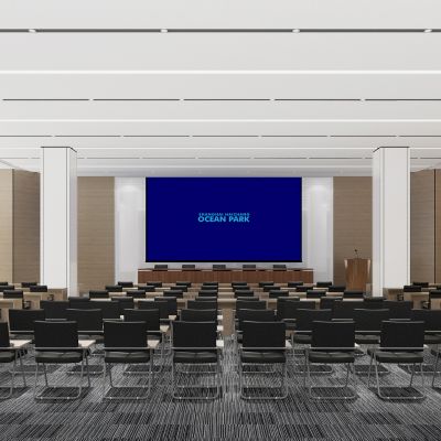 现代大多功能会议室