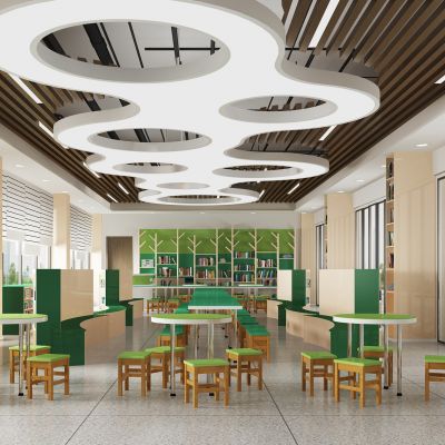 现代儿童阅览室