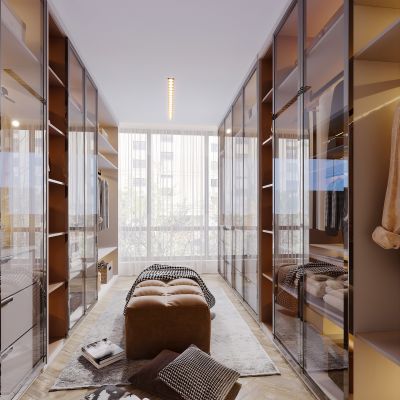 现代简约轻奢衣帽间