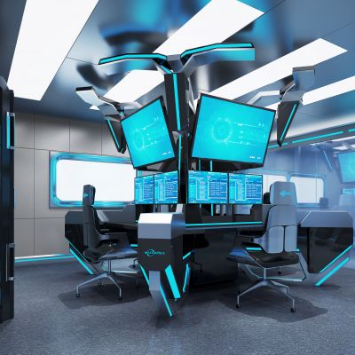 现代电竞网吧包房