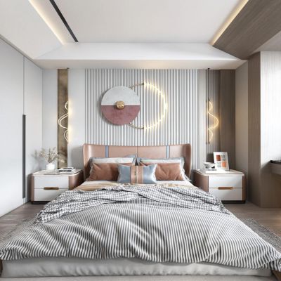现代轻奢卧室