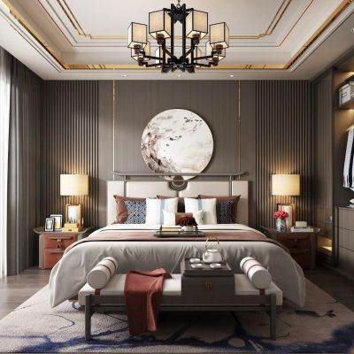 新中式卧室