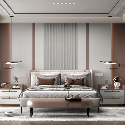 现代轻奢卧室