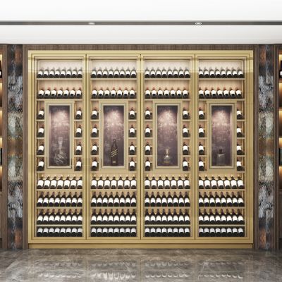现代红酒酒柜酒架